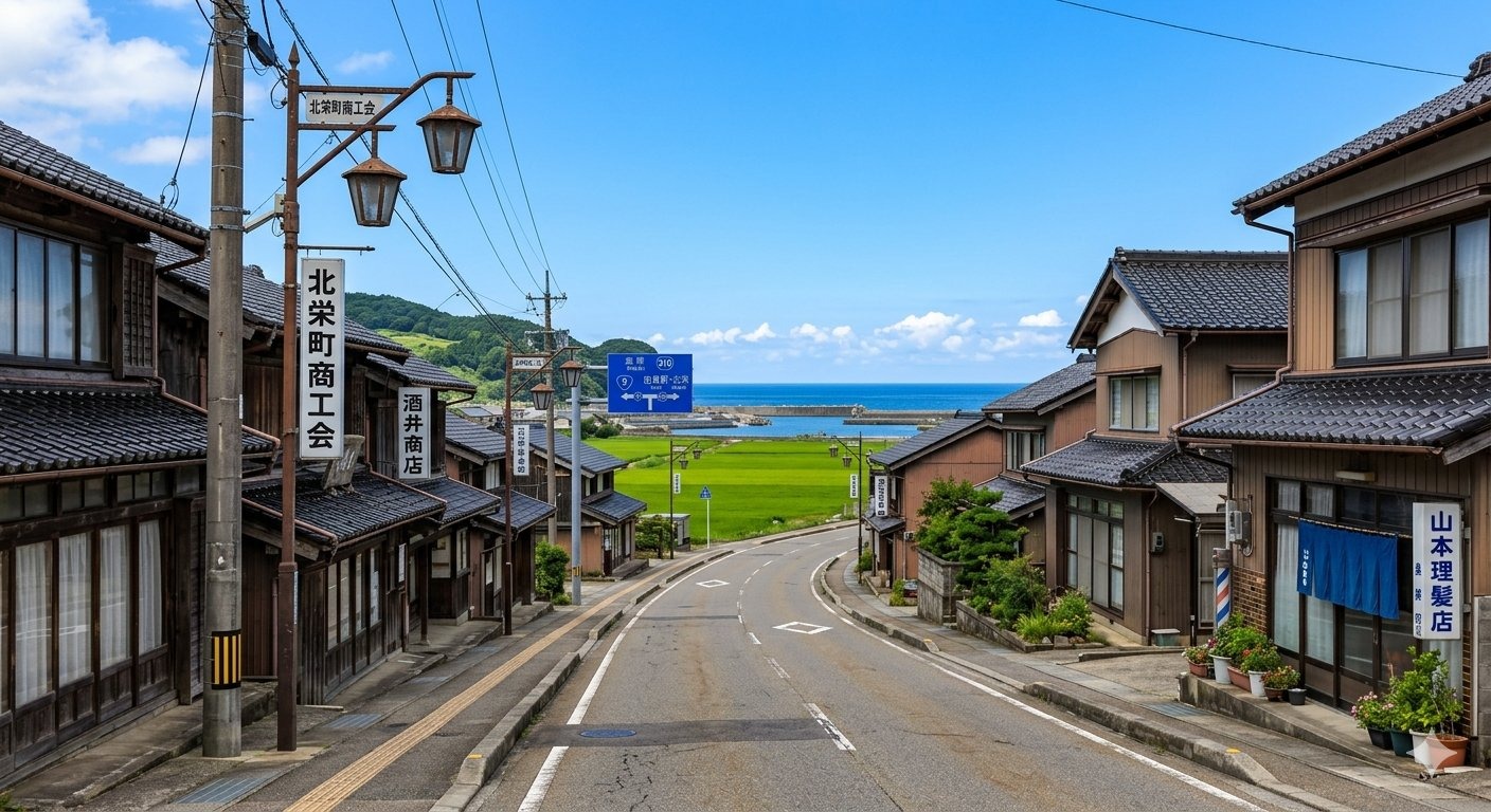 Conan Street in Hokuei, Tottori — the themed boulevard with bronze sculptures and decorated manhole covers in the hometown of Detective Conan creator Gosho Aoyama