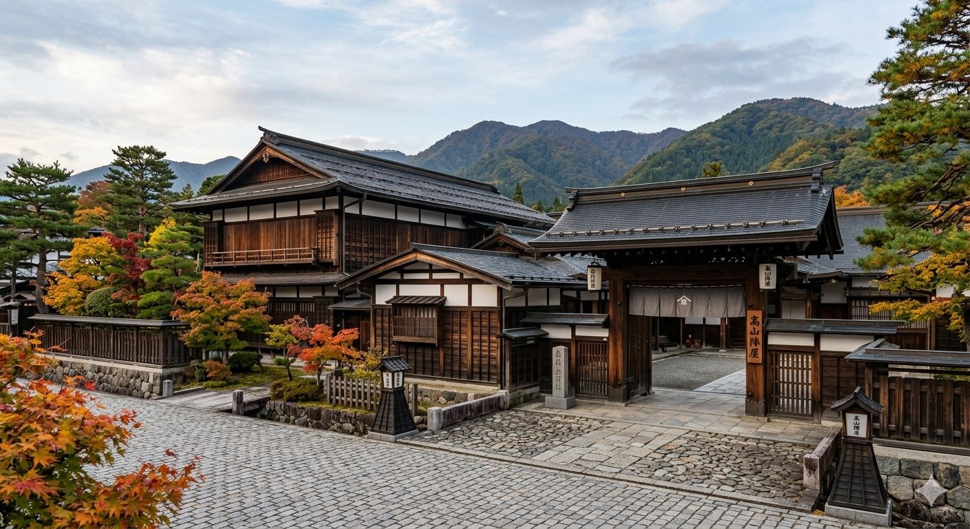 Takayama Jinya in Gifu — the only surviving Edo-period government office in Japan, featured throughout the Kyoto Animation mystery series Hyouka