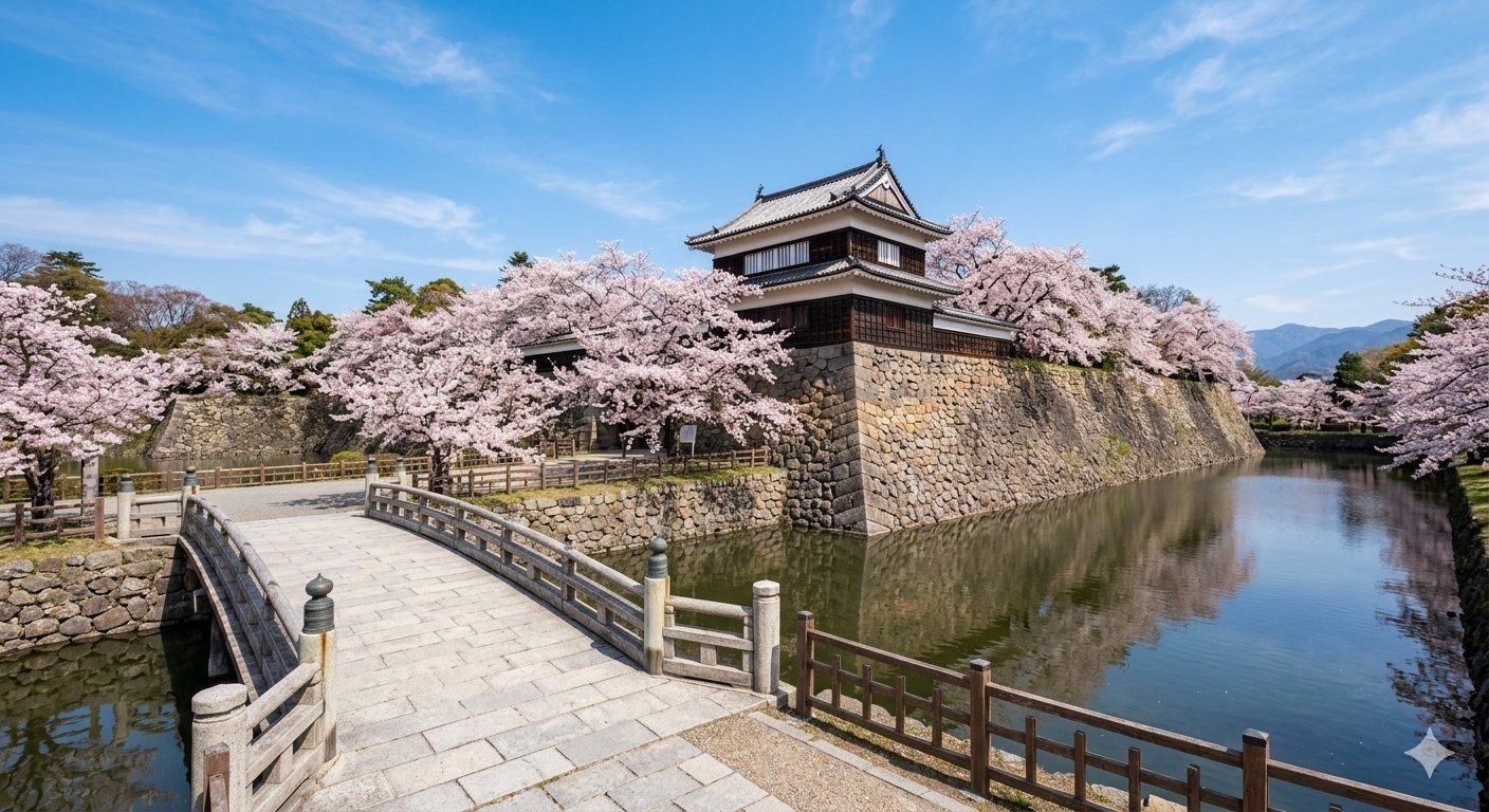 Ueda Castle in Nagano — the 1583 Sanada-clan castle in the city that hosted the family-tech drama Summer Wars