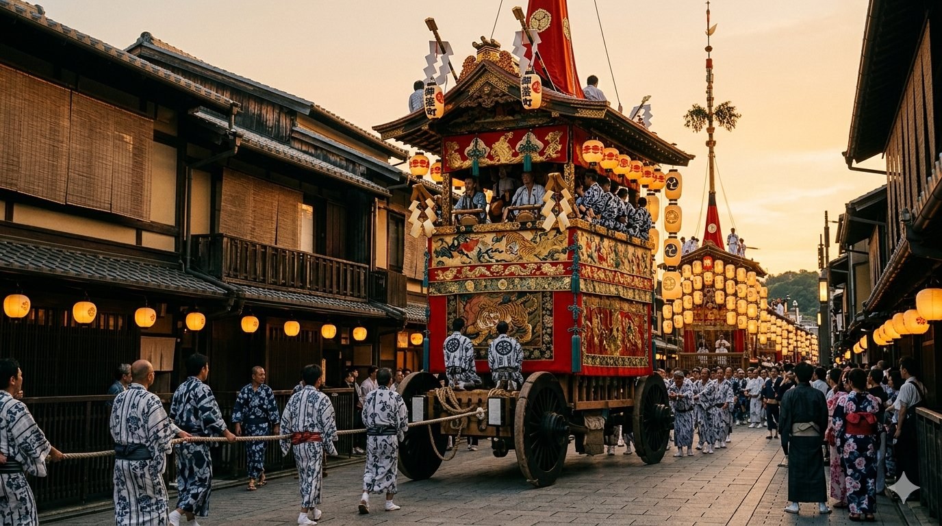 Gion Matsuri — Kyoto's grandest festival at Yasaka Shrine