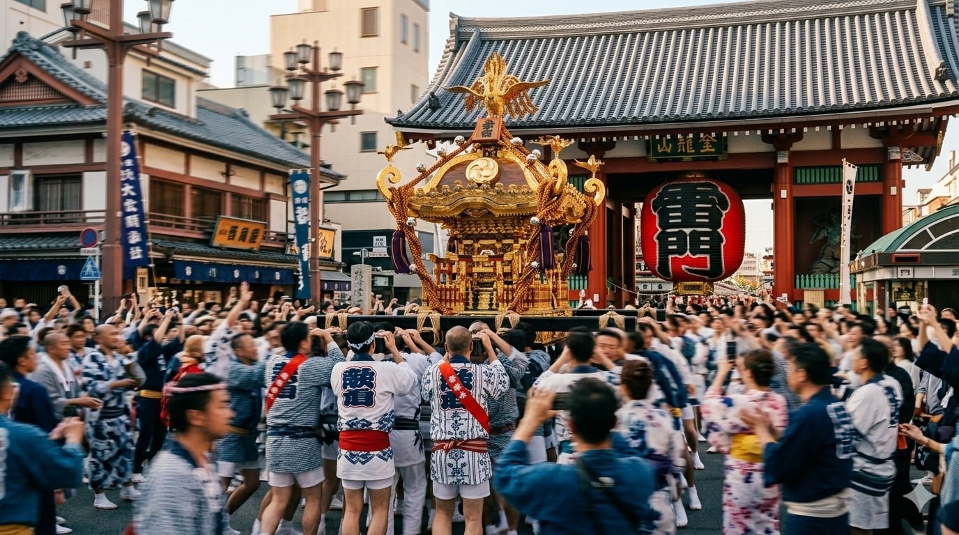 Sanja Matsuri — Tokyo's wildest festival at Asakusa Shrine
