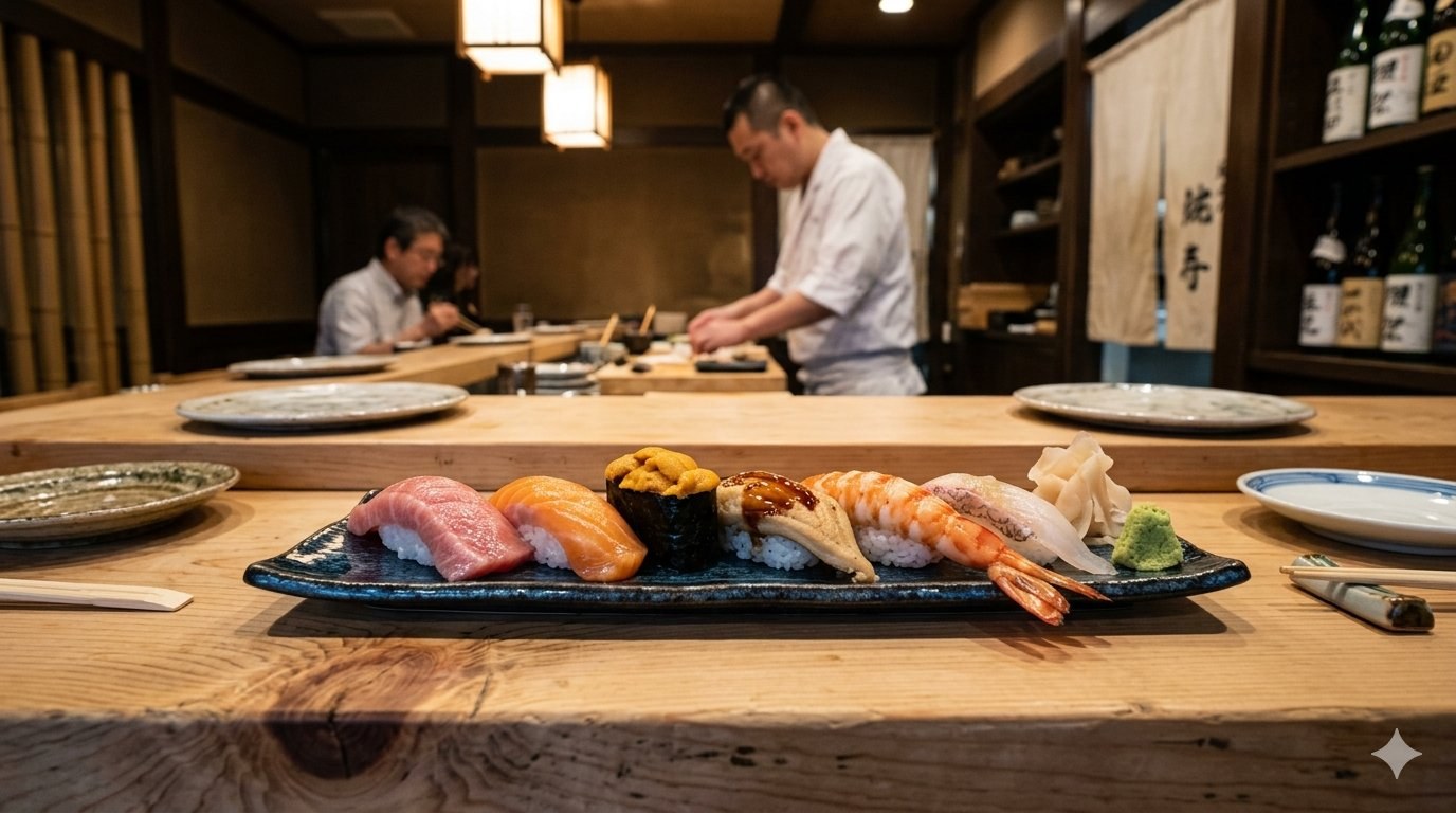 Edomae sushi — Tokyo Bay nigiri sushi pioneered in 1820s Edo
